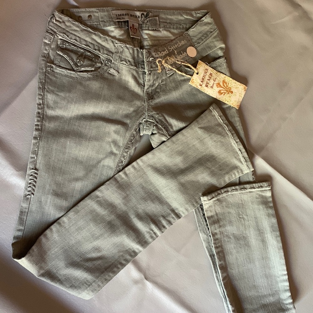 Gray Laguna Beach Jeans